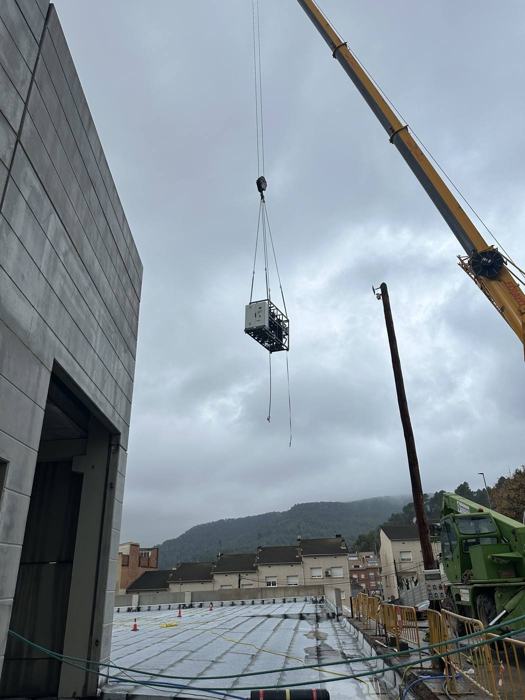 Elevació de central frigorífica transcrítica de CO₂
